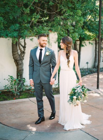 Franciscan Gardens Blush and Geometric Editorial as seen on 100 Layer Cake