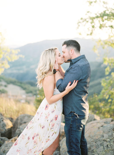 Golden Southern California Engagement Session | Brooklin + Andy