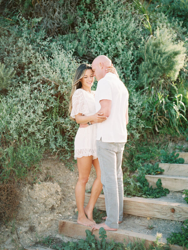 Light Airy Malibu Film Wedding Photographer Ocean Laguna Beach Engagement Session