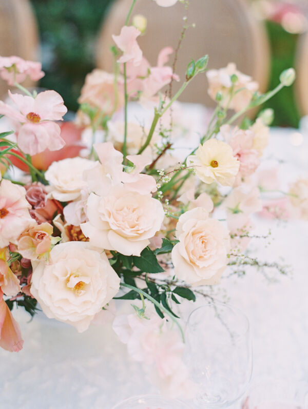 Gorgeous Flowers on Table by Emblem Floral